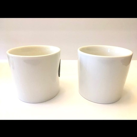 Starbucks 2014 White Copper Metal Medallion Logo Mermaid Coffee Mugs - Picture 4 of 10